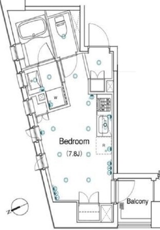 Brillia ist 銀座東の物件間取画像